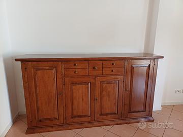 Credenza arte povera, tavolo e sedie