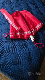 COCA COLA Ombrello richiudibile  Nuovo !