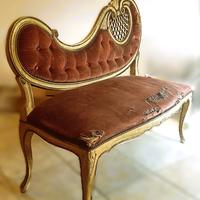 panchina da camera vintage 