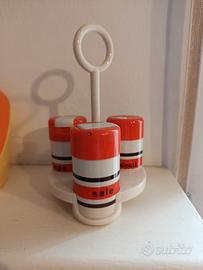 Set tavola sale pepe stuzzicadenti Space Age