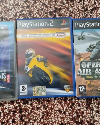 PS2 - LOTTO DI 3 GIOCHI ORIGINALI