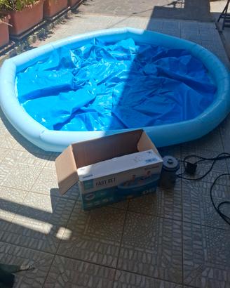 Piscina Bestwey 3.05 metri con pompa e polysphere