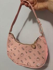 Borsa Hello Kitty Rosa Stampa All-Over - Stile Y2K