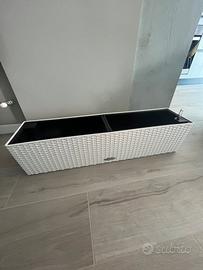 Vaso con serbatoio Lechuza balconiera Cottage