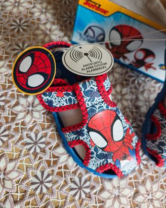 sandali bambino spider man