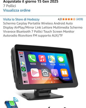 schermo android per auto