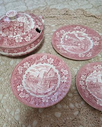 Set antichi piatti inglesi 