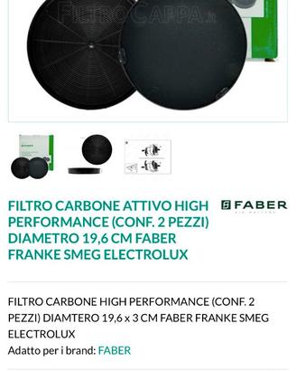 Filtri per cappe filtranti (2 pezzi)