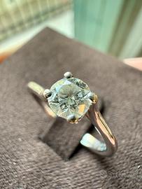 Anello Crivelli 0.50ct GIA D/SI1 Oro Bianco