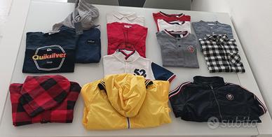 LOTTO ABBIGLIAMENTO AUTUNNO 7-8 ANNI 