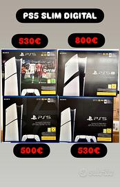 PS5 SLIM DIGITAL PLAYSTATION 5 SLIM DIGITAL NUOVA