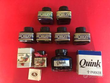 Lotto inchiostri vintage da collezione
