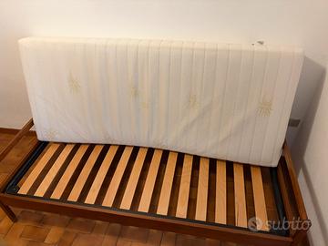 Letti singolo con doghe e materasso
