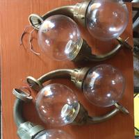 Lampade navali vintage in ottone