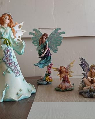 Fairy Figurine Set Multi-Coloured Home Decor Lot 5