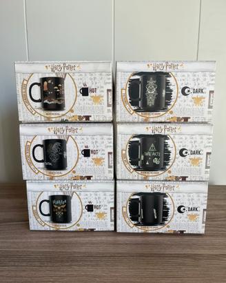 Set completo 6 Tazze Harry Potter effetti magici