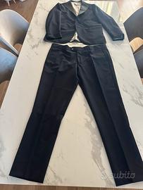 Vestito smoking colore blu