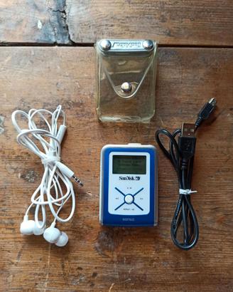 SanDisk Sansa e130 MP3 vintage  custodia + cuffie