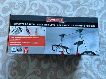 Set Gancio da Soffitto per Bici Powerfix