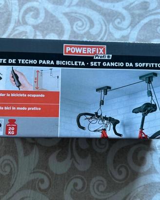 Set Gancio da Soffitto per Bici Powerfix
