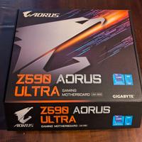 Scheda Madre Aorus Z590 Ultra + Dissipatore SSD