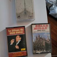 n3 musicassette musica milanese molto rare