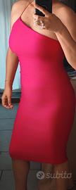 Abito monospalla fucsia Vesper XS - NUOVO

