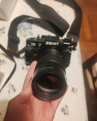 Zenit 122 + Helios 58 mm f2+ scatola e custodia