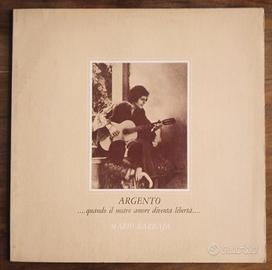 Mario Barbaja, "Argento", primo lp originale.