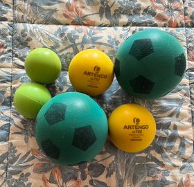 set 6 palline  in schiuma di lattice