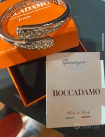 Bracciale rigido Boccadamo-Argento con cristalli 