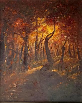 tecnica mista su tela 100x40 circa