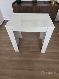 Consolle bianca allungabile