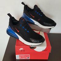 Scarpe Nike Air Max270 nere/blu bambino