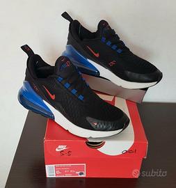 Scarpe Nike Air Max270 nere/blu bambino