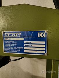Pressa 20 Ton 500 Bar OMCN Art 156