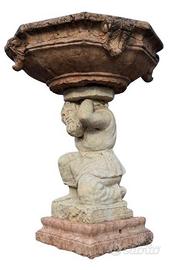 Scultura in marmo scolpita a mano