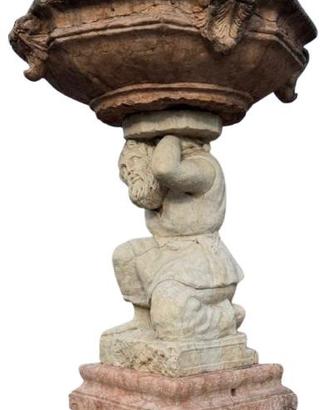 Scultura in marmo scolpita a mano