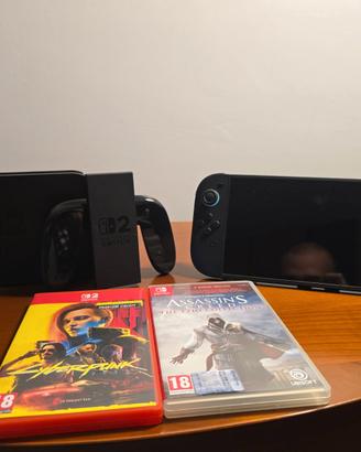 Nintendo switch 2 come nuova + giochi+ abbonamento
