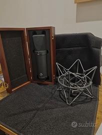 Neumann U87 Ai nero microfono studio completo