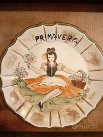 piatti  Bassano da collezione decorati a mano 