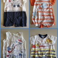 Set pagliaccetti manica corta