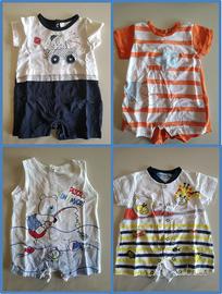 Set pagliaccetti manica corta