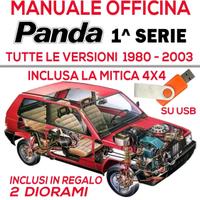 Manuale officina Fiat Panda 1980-2003 su USB 2GB