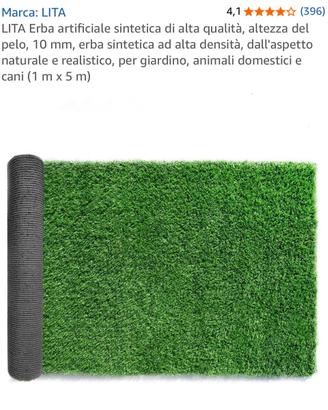 Erba artificiale sintetica