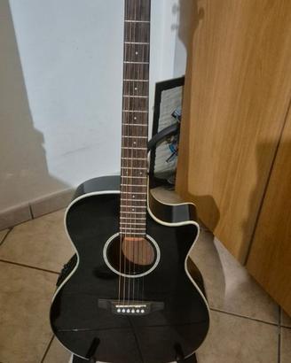 Chitarra acustica Crafter con amplificatore Kustom