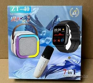 Orologio smartwatch+ Cassa bluetooth e microfono 