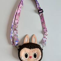 Labubu marrone  borsa a tracolla borsetta bambina
