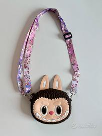 Labubu marrone  borsa a tracolla borsetta bambina