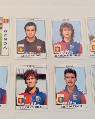 8 figurine Panini Genoa 1989/90 originali 
